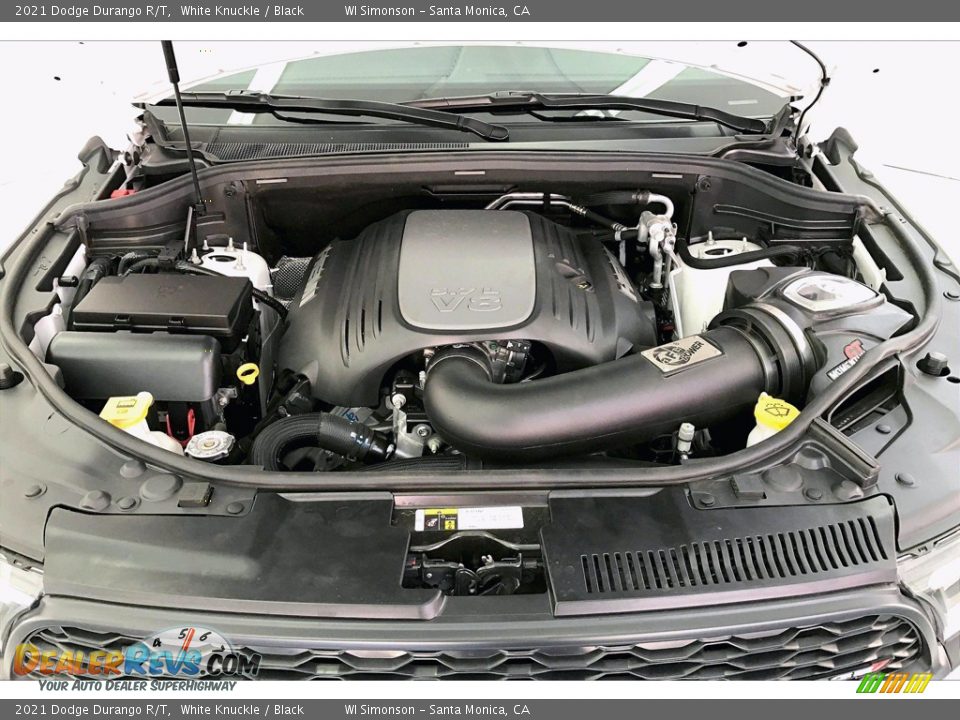 2021 Dodge Durango R/T 5.7 Liter HEMI OHV 16-Valve VVT V8 Engine Photo #9