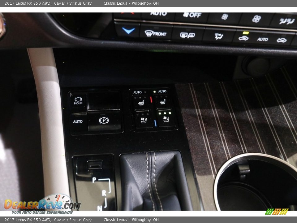 2017 Lexus RX 350 AWD Caviar / Stratus Gray Photo #17