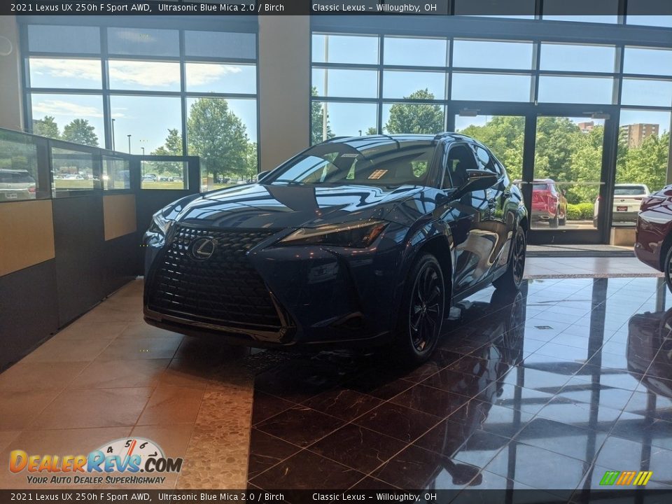 2021 Lexus UX 250h F Sport AWD Ultrasonic Blue Mica 2.0 / Birch Photo #1