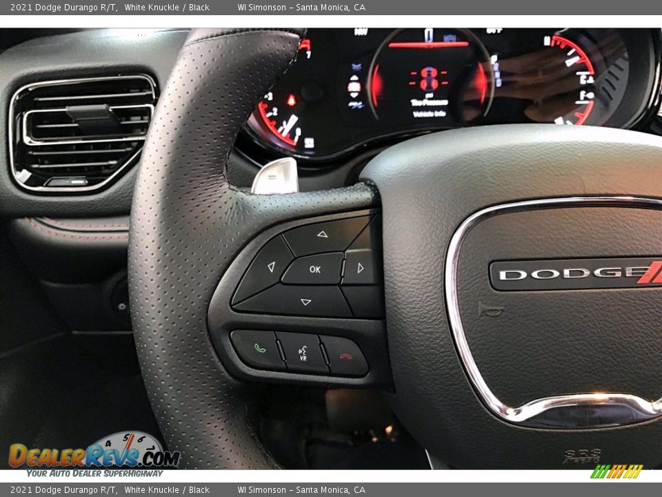 2021 Dodge Durango R/T Steering Wheel Photo #21