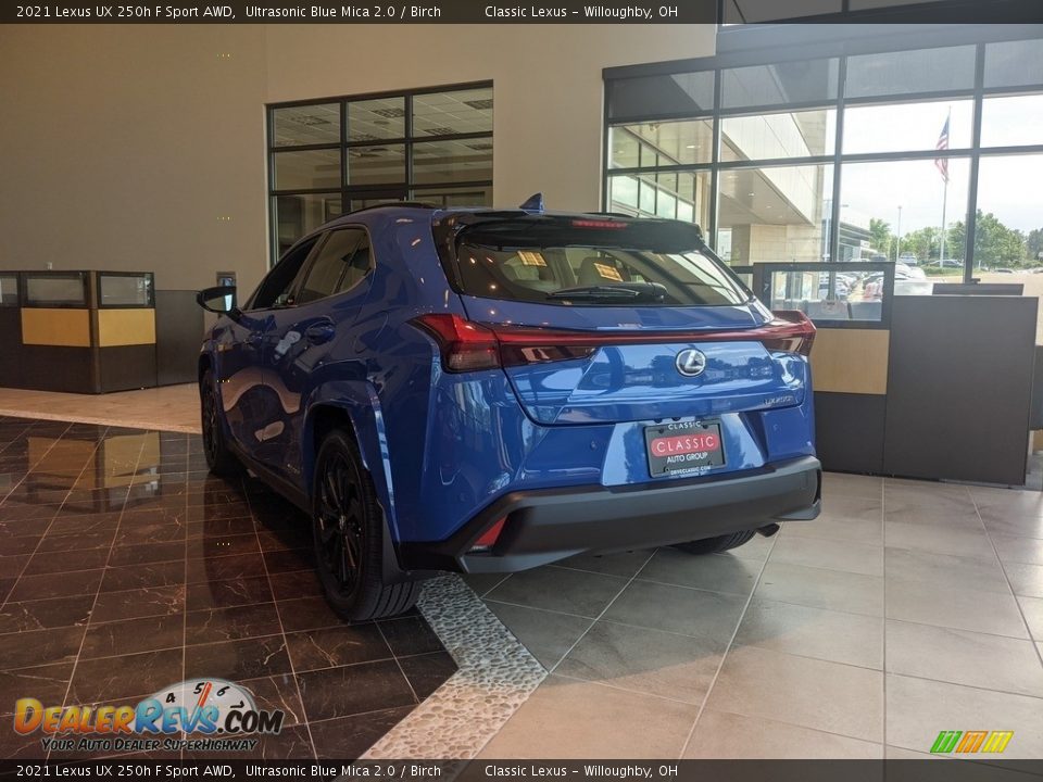 2021 Lexus UX 250h F Sport AWD Ultrasonic Blue Mica 2.0 / Birch Photo #4