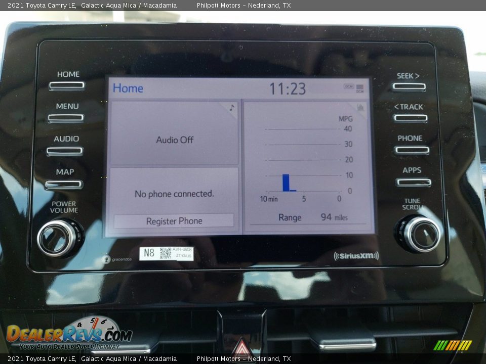 2021 Toyota Camry LE Galactic Aqua Mica / Macadamia Photo #19