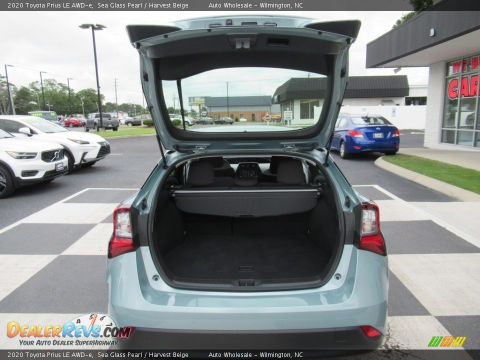 2020 Toyota Prius LE AWD-e Sea Glass Pearl / Harvest Beige Photo #5