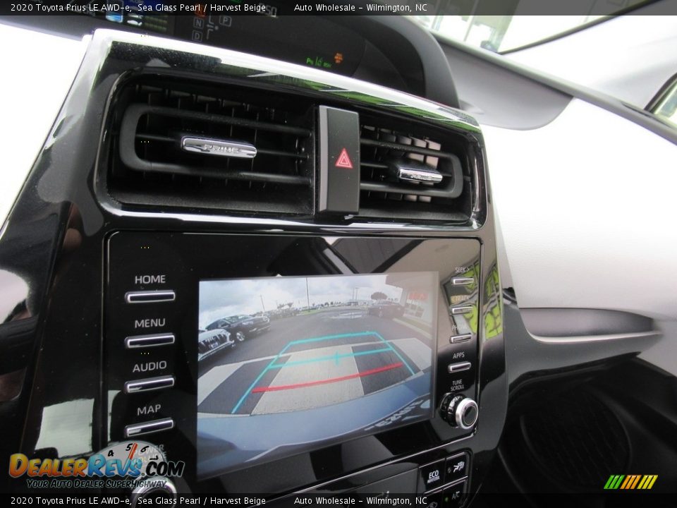 2020 Toyota Prius LE AWD-e Sea Glass Pearl / Harvest Beige Photo #17