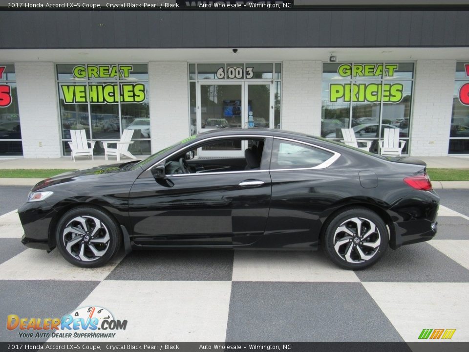 2017 Honda Accord LX-S Coupe Crystal Black Pearl / Black Photo #1