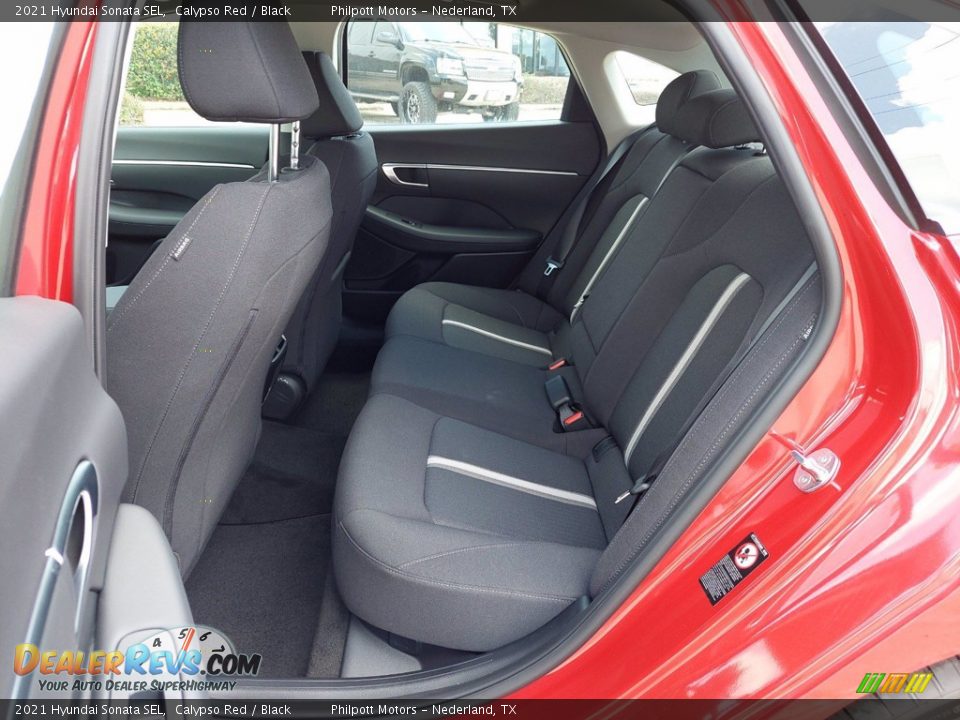 2021 Hyundai Sonata SEL Calypso Red / Black Photo #6