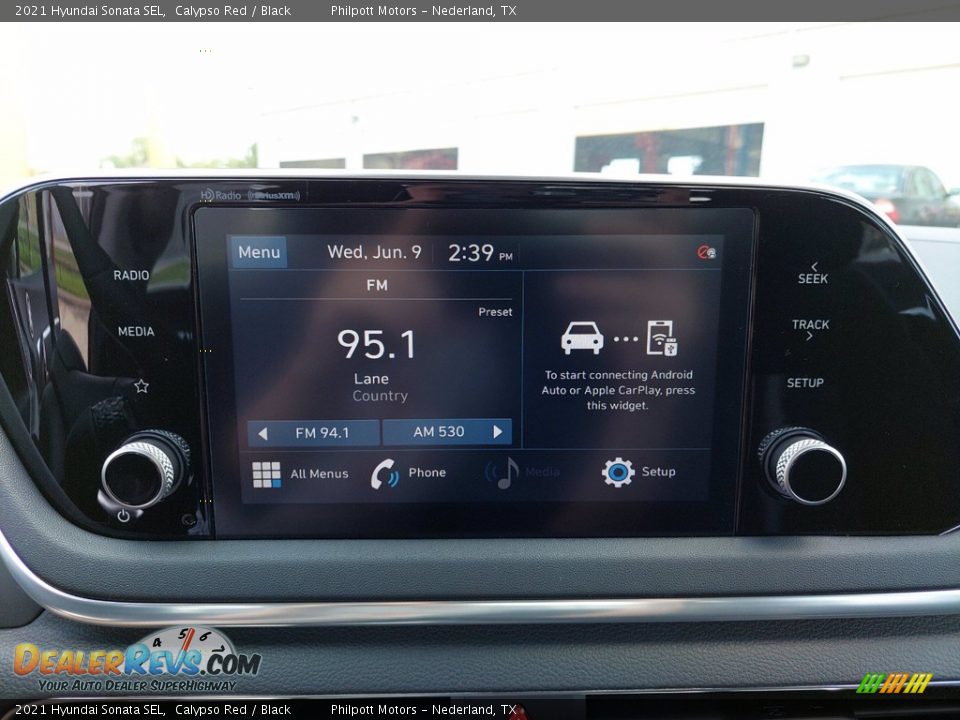 2021 Hyundai Sonata SEL Calypso Red / Black Photo #19