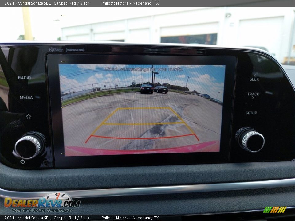 2021 Hyundai Sonata SEL Calypso Red / Black Photo #20