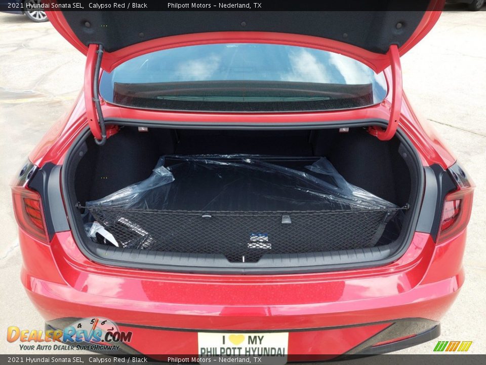 2021 Hyundai Sonata SEL Calypso Red / Black Photo #21