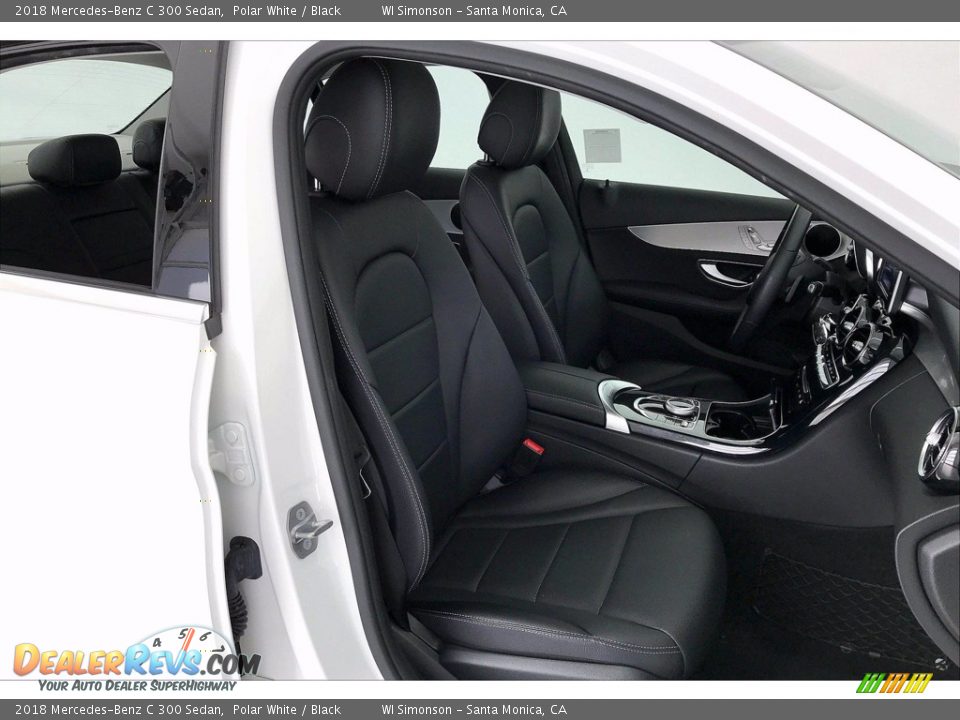 2018 Mercedes-Benz C 300 Sedan Polar White / Black Photo #6