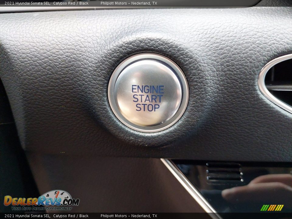 2021 Hyundai Sonata SEL Calypso Red / Black Photo #23