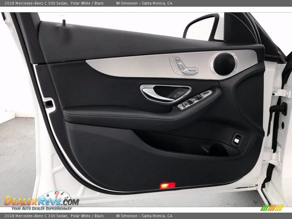 2018 Mercedes-Benz C 300 Sedan Polar White / Black Photo #26