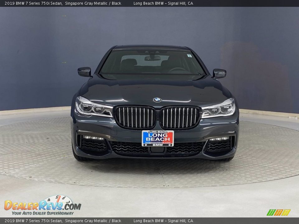 2019 BMW 7 Series 750i Sedan Singapore Gray Metallic / Black Photo #2