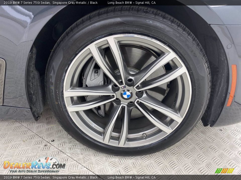 2019 BMW 7 Series 750i Sedan Singapore Gray Metallic / Black Photo #6