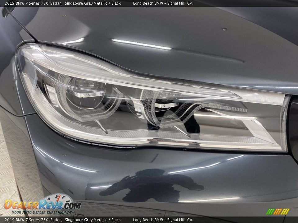 2019 BMW 7 Series 750i Sedan Singapore Gray Metallic / Black Photo #7