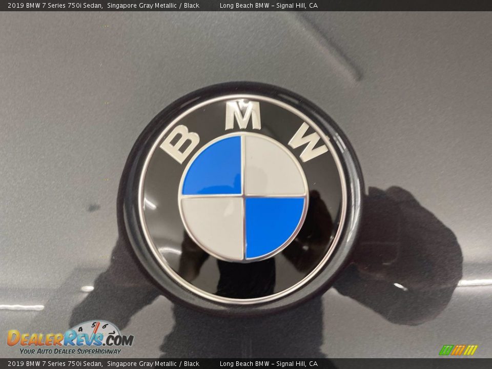 2019 BMW 7 Series 750i Sedan Singapore Gray Metallic / Black Photo #8