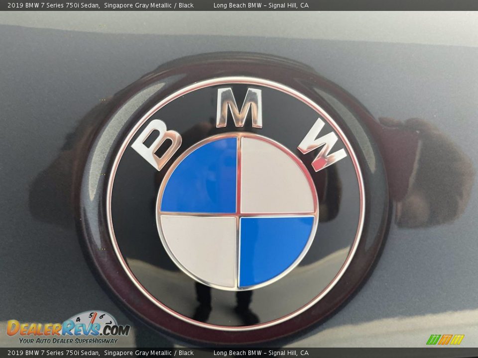 2019 BMW 7 Series 750i Sedan Singapore Gray Metallic / Black Photo #10
