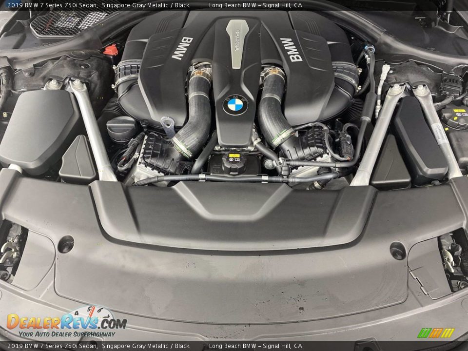 2019 BMW 7 Series 750i Sedan Singapore Gray Metallic / Black Photo #12