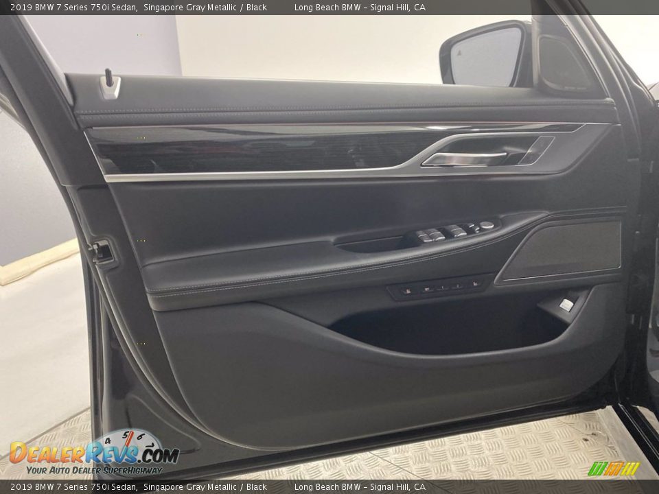 2019 BMW 7 Series 750i Sedan Singapore Gray Metallic / Black Photo #13