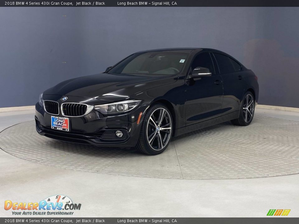 2018 BMW 4 Series 430i Gran Coupe Jet Black / Black Photo #3