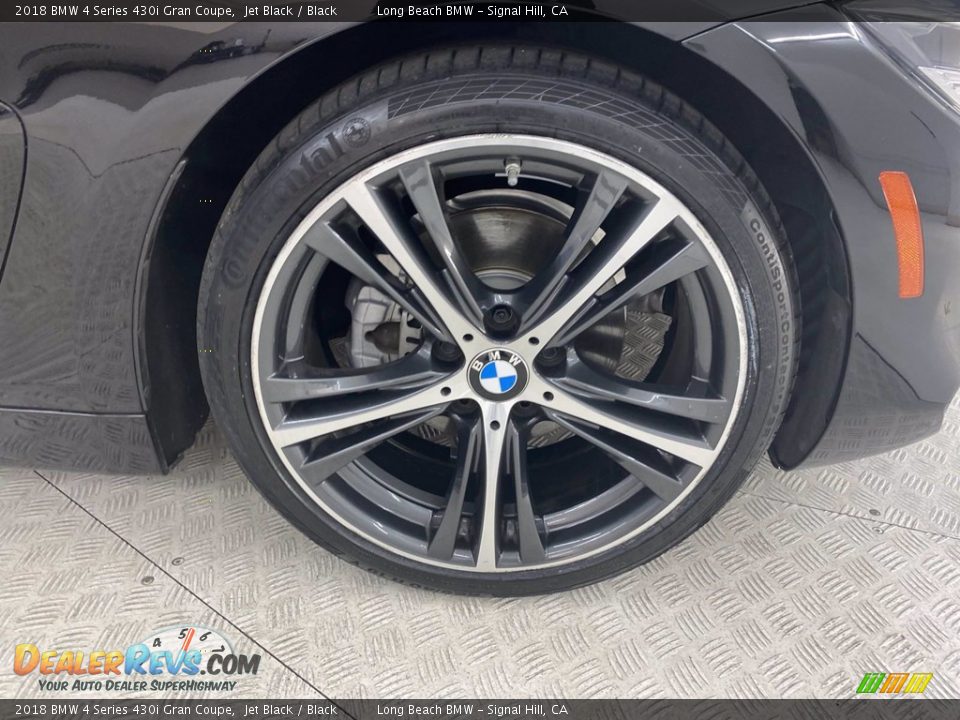 2018 BMW 4 Series 430i Gran Coupe Jet Black / Black Photo #6