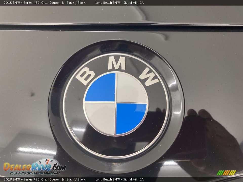 2018 BMW 4 Series 430i Gran Coupe Jet Black / Black Photo #8