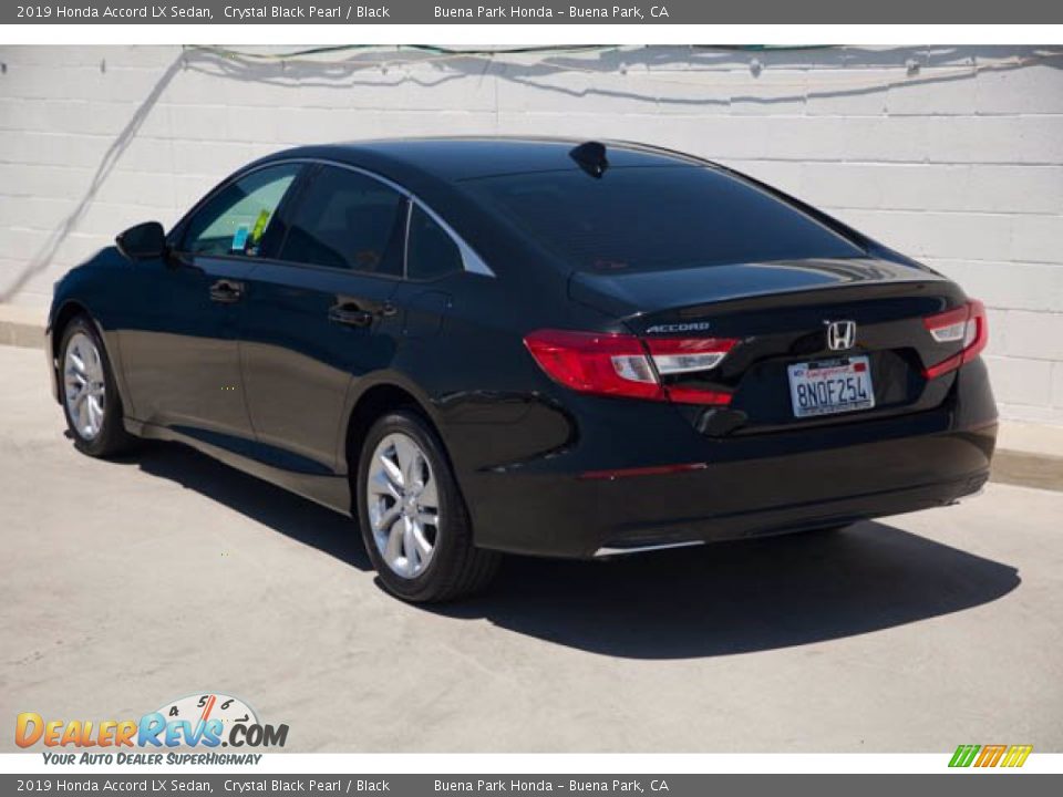 2019 Honda Accord LX Sedan Crystal Black Pearl / Black Photo #2