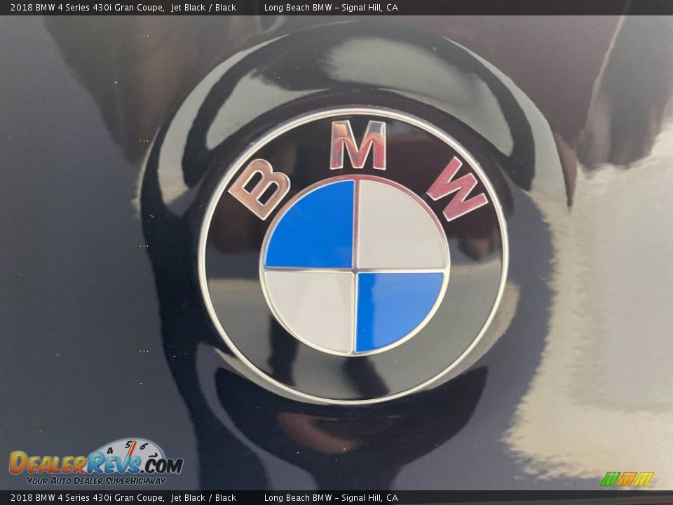 2018 BMW 4 Series 430i Gran Coupe Jet Black / Black Photo #10