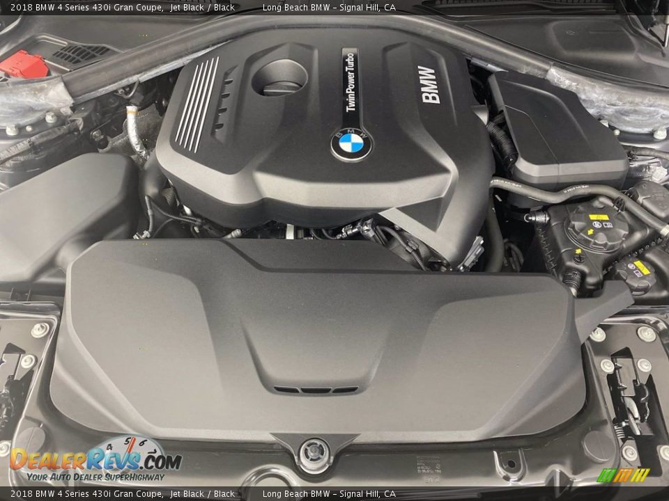 2018 BMW 4 Series 430i Gran Coupe Jet Black / Black Photo #12