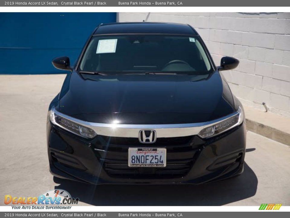 2019 Honda Accord LX Sedan Crystal Black Pearl / Black Photo #7