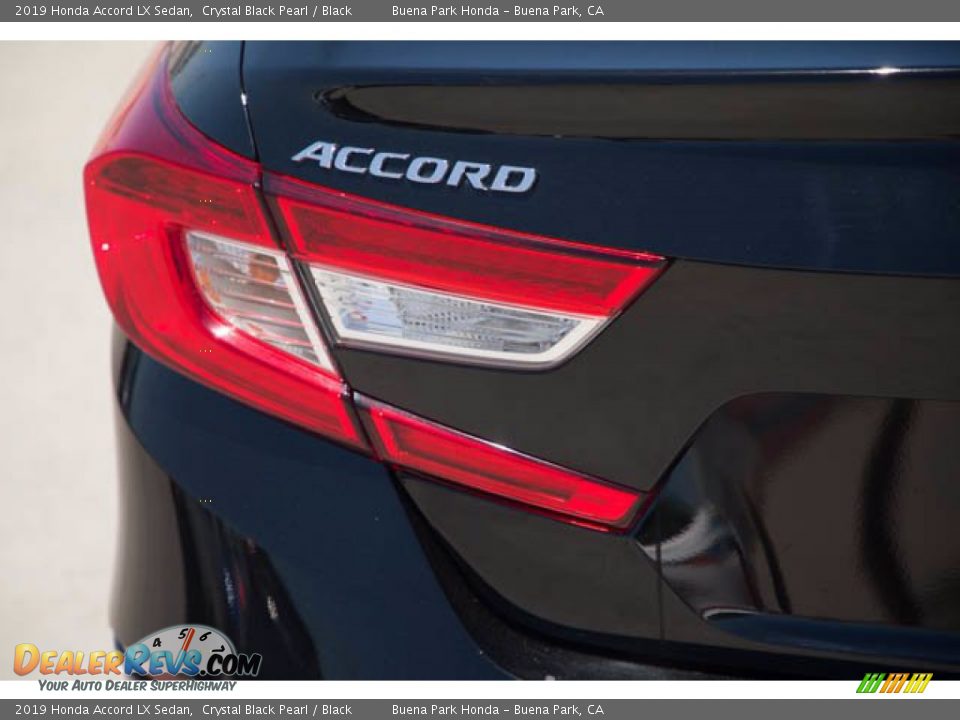 2019 Honda Accord LX Sedan Crystal Black Pearl / Black Photo #12