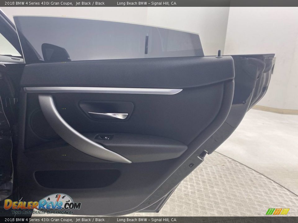 2018 BMW 4 Series 430i Gran Coupe Jet Black / Black Photo #35