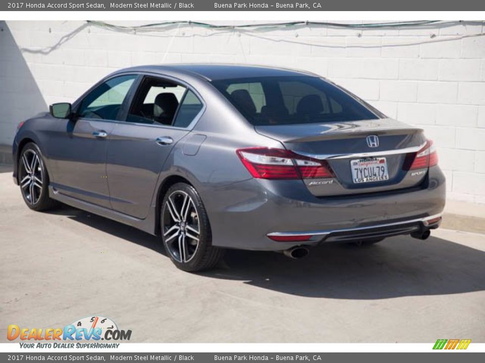 2017 Honda Accord Sport Sedan Modern Steel Metallic / Black Photo #2