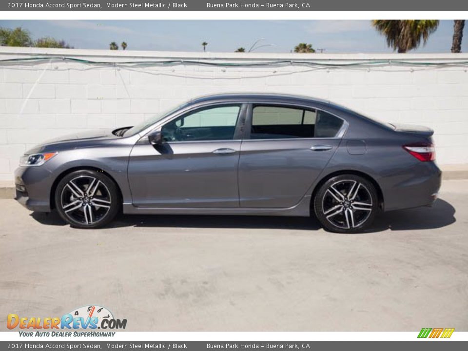 2017 Honda Accord Sport Sedan Modern Steel Metallic / Black Photo #8