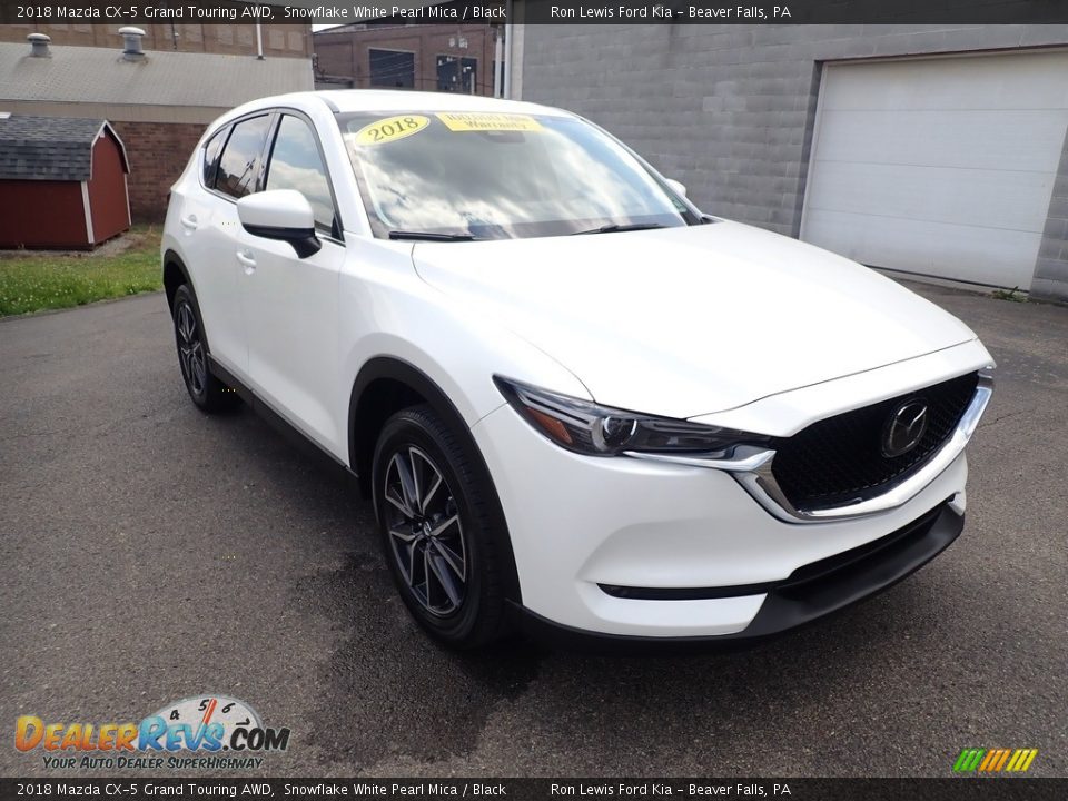 2018 Mazda CX-5 Grand Touring AWD Snowflake White Pearl Mica / Black Photo #3