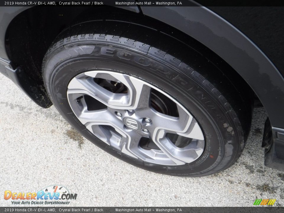 2019 Honda CR-V EX-L AWD Crystal Black Pearl / Black Photo #3
