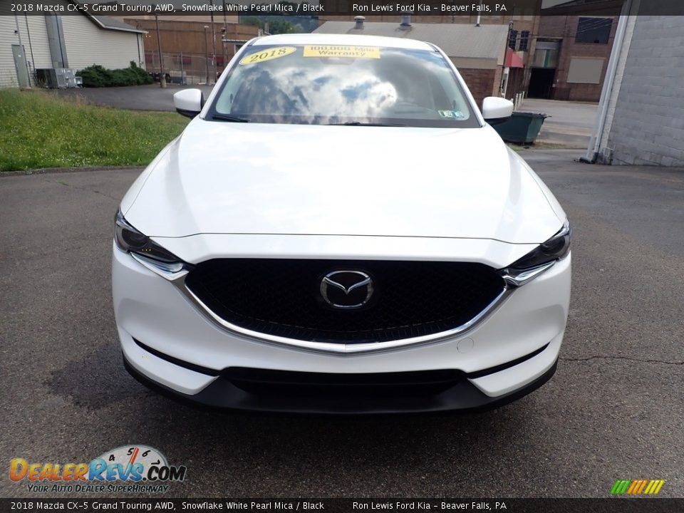 2018 Mazda CX-5 Grand Touring AWD Snowflake White Pearl Mica / Black Photo #4