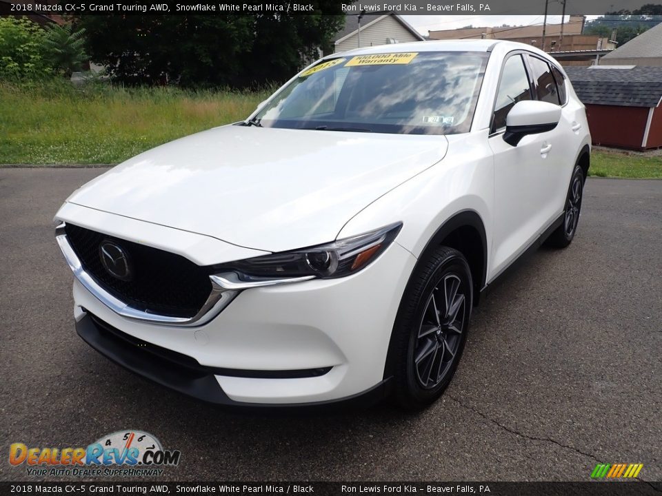 2018 Mazda CX-5 Grand Touring AWD Snowflake White Pearl Mica / Black Photo #5