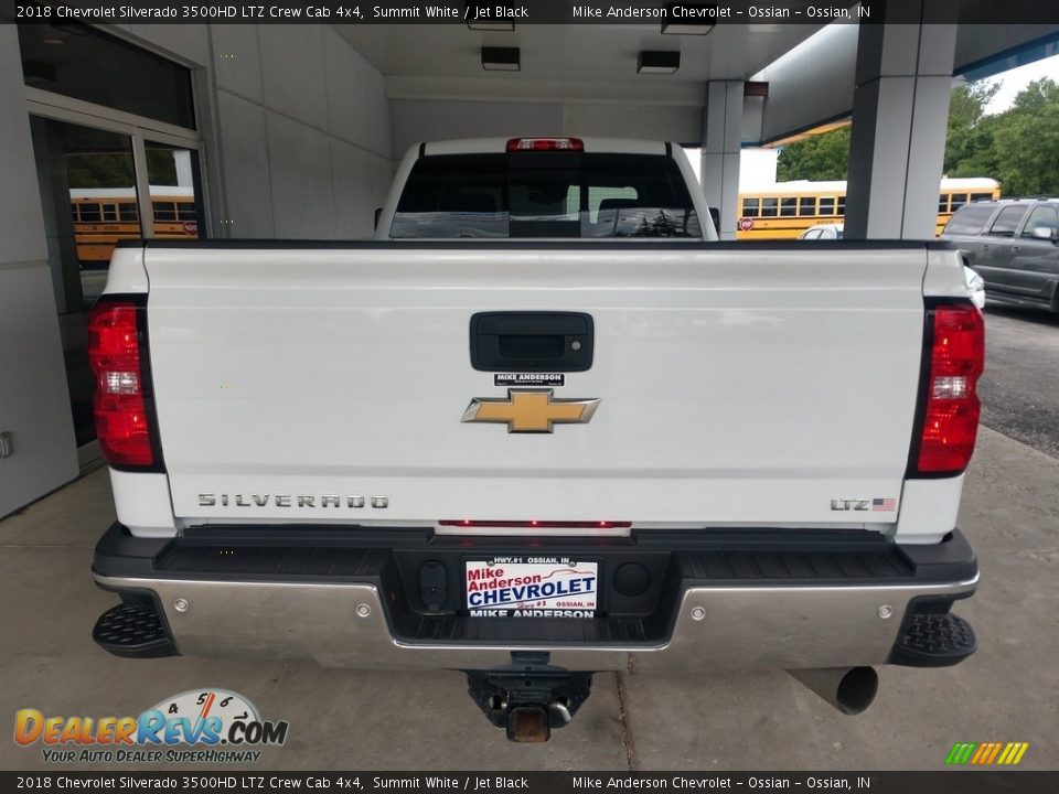 2018 Chevrolet Silverado 3500HD LTZ Crew Cab 4x4 Summit White / Jet Black Photo #5