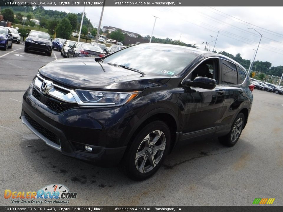 2019 Honda CR-V EX-L AWD Crystal Black Pearl / Black Photo #6