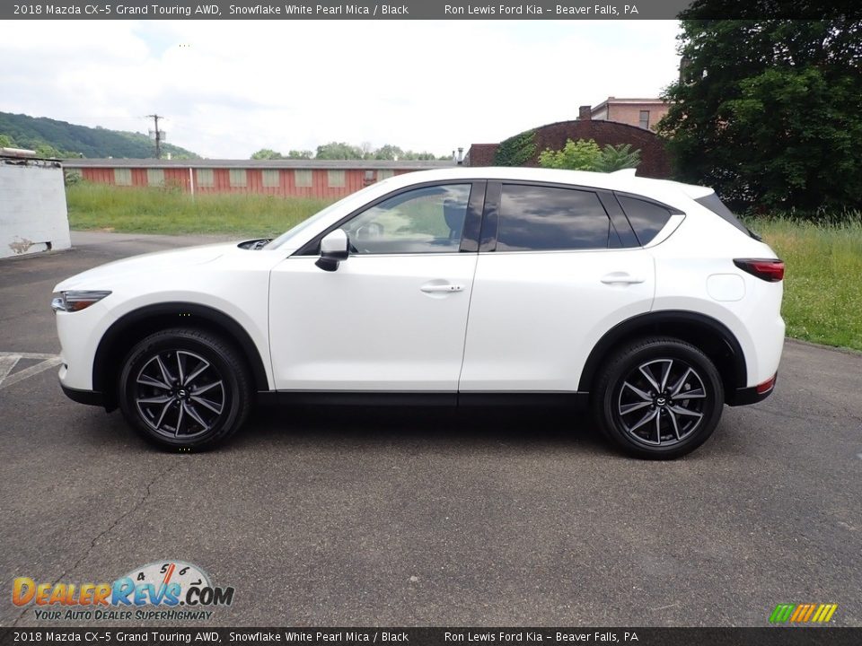 2018 Mazda CX-5 Grand Touring AWD Snowflake White Pearl Mica / Black Photo #6