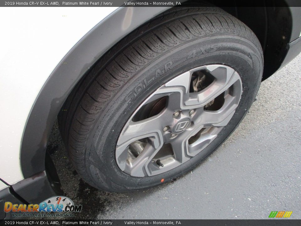 2019 Honda CR-V EX-L AWD Platinum White Pearl / Ivory Photo #6