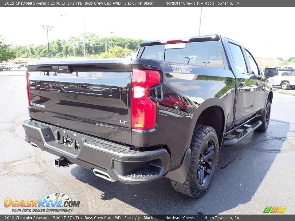 2019 Chevrolet Silverado 1500 LT Z71 Trail Boss Crew Cab 4WD Black / Jet Black Photo #7