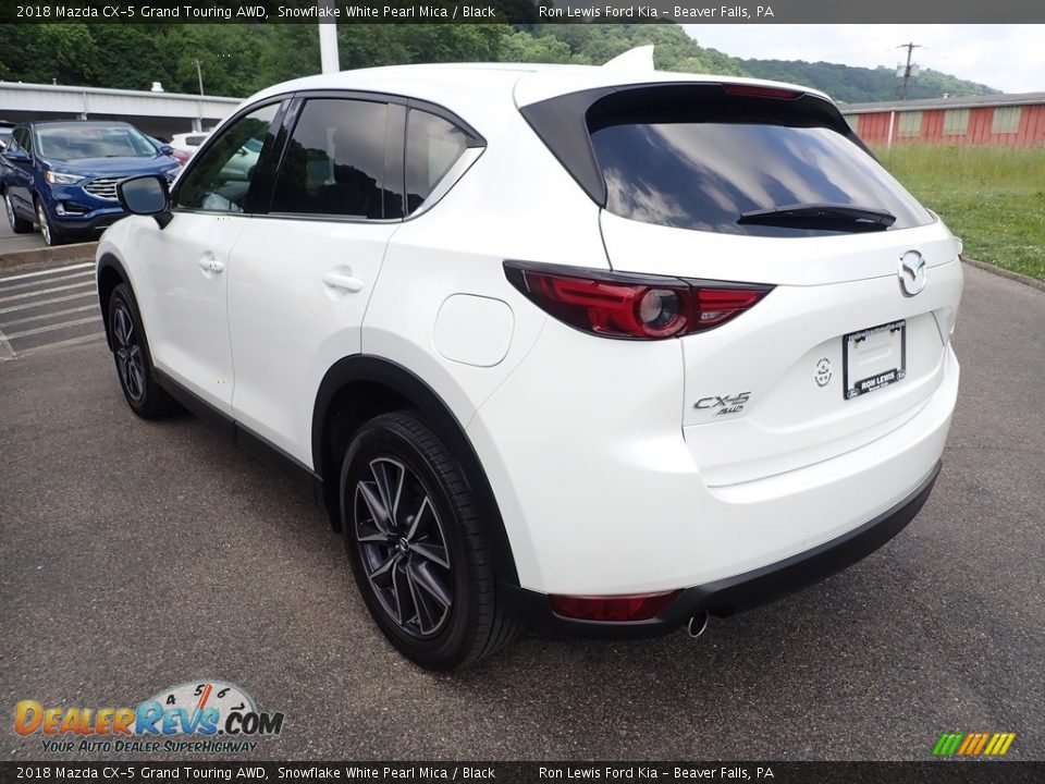 2018 Mazda CX-5 Grand Touring AWD Snowflake White Pearl Mica / Black Photo #7