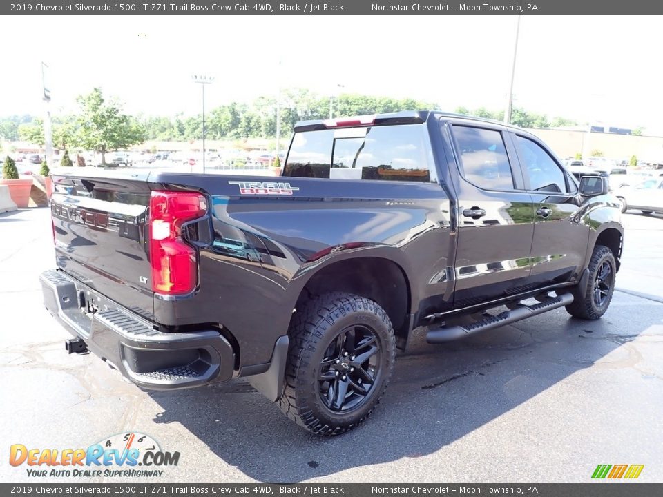 2019 Chevrolet Silverado 1500 LT Z71 Trail Boss Crew Cab 4WD Black / Jet Black Photo #8