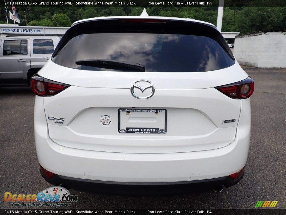 2018 Mazda CX-5 Grand Touring AWD Snowflake White Pearl Mica / Black Photo #8
