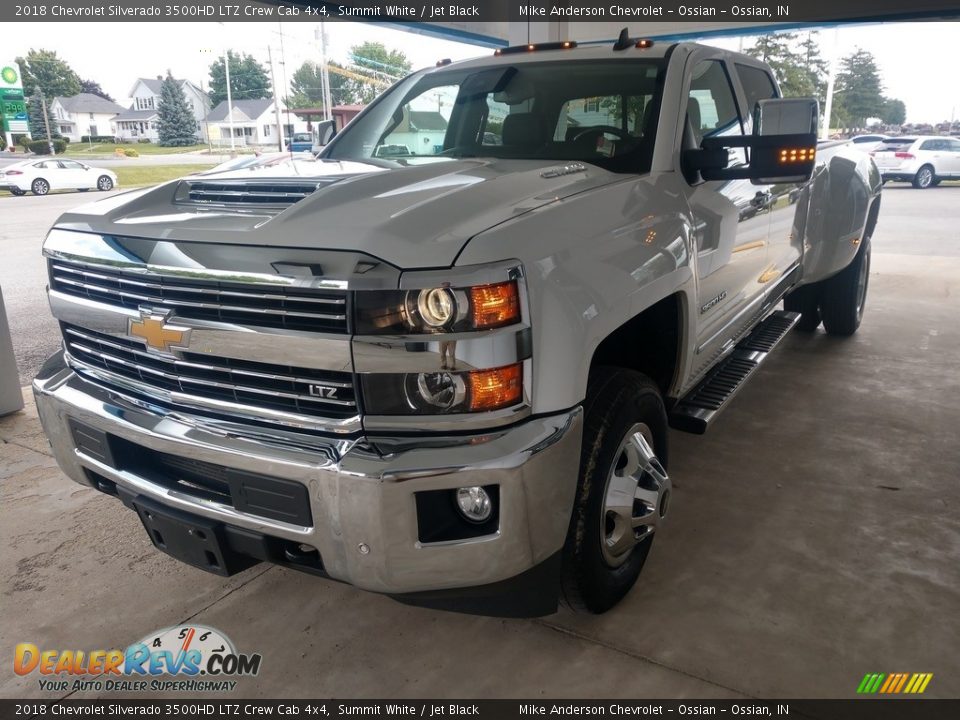 2018 Chevrolet Silverado 3500HD LTZ Crew Cab 4x4 Summit White / Jet Black Photo #8