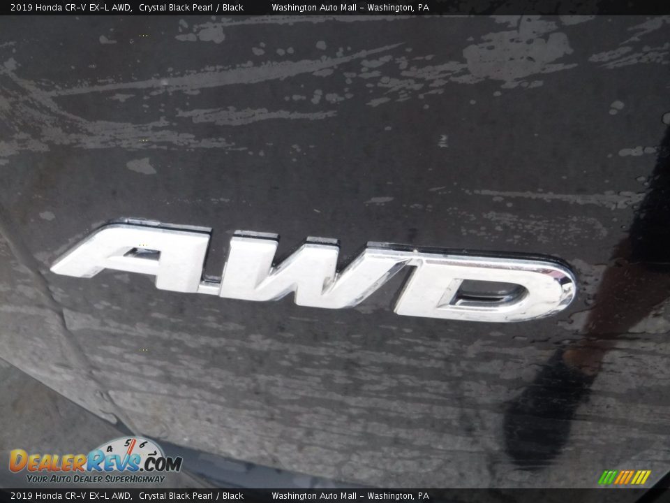 2019 Honda CR-V EX-L AWD Crystal Black Pearl / Black Photo #10