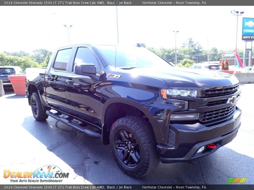 2019 Chevrolet Silverado 1500 LT Z71 Trail Boss Crew Cab 4WD Black / Jet Black Photo #10