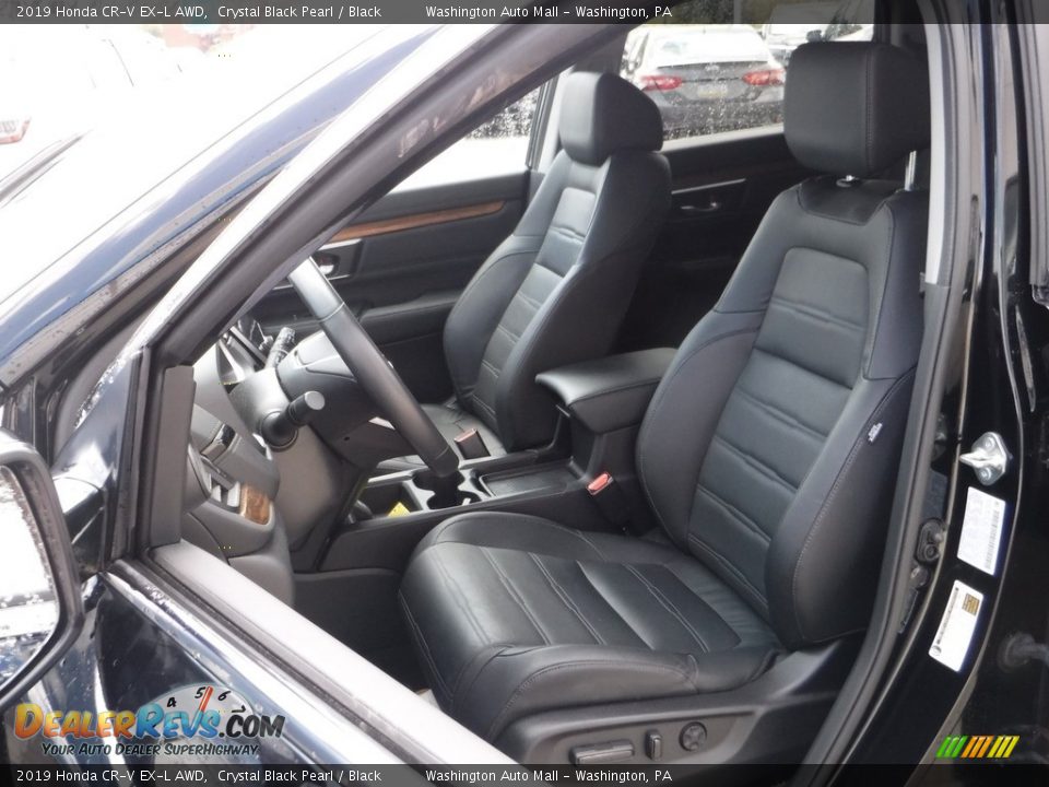 2019 Honda CR-V EX-L AWD Crystal Black Pearl / Black Photo #12